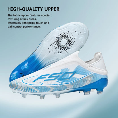 Ultra Light AG FG Football Shoes Sweat-proof PU Fabric Wear-resistant TPU Sole Snug Fit Unisex Natural Grass Practice Sneakers