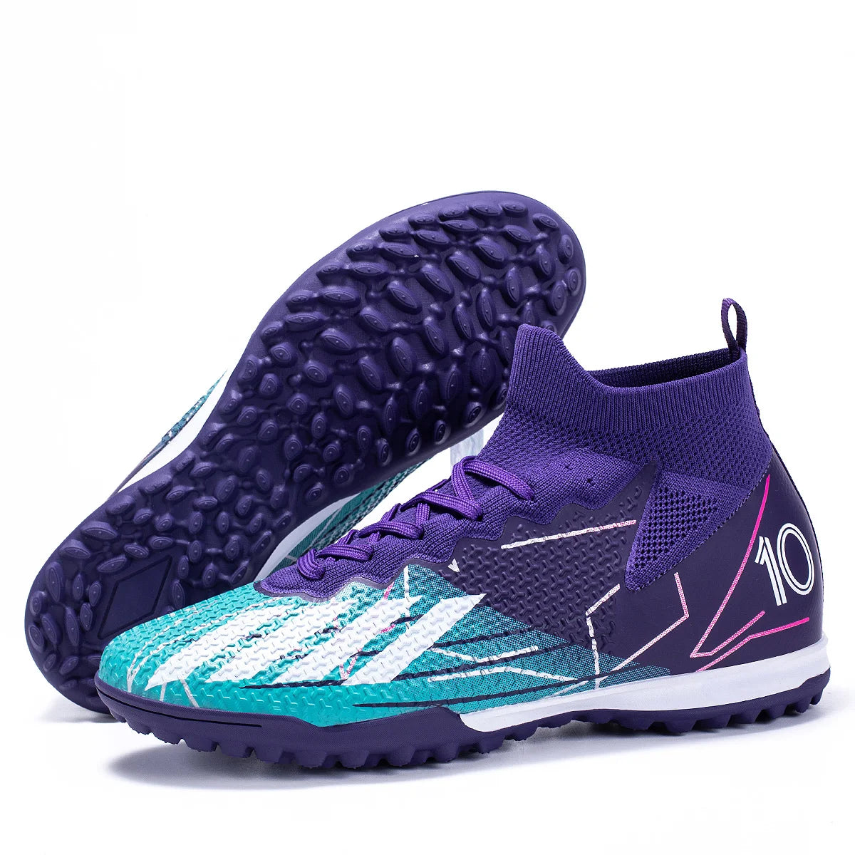 New competition-level football shoes, universal for men and women, professional game training sports shoes, short studs, crushed