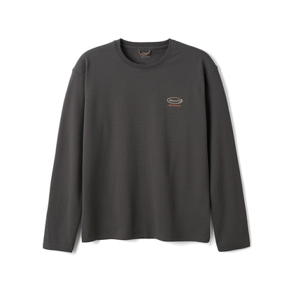 SIMWOOD Quick Dry Waffle Texture Long Sleeve T-shirt Men 180gsm Anti-static Moisture Wicking Sportswear for Running Workout Top