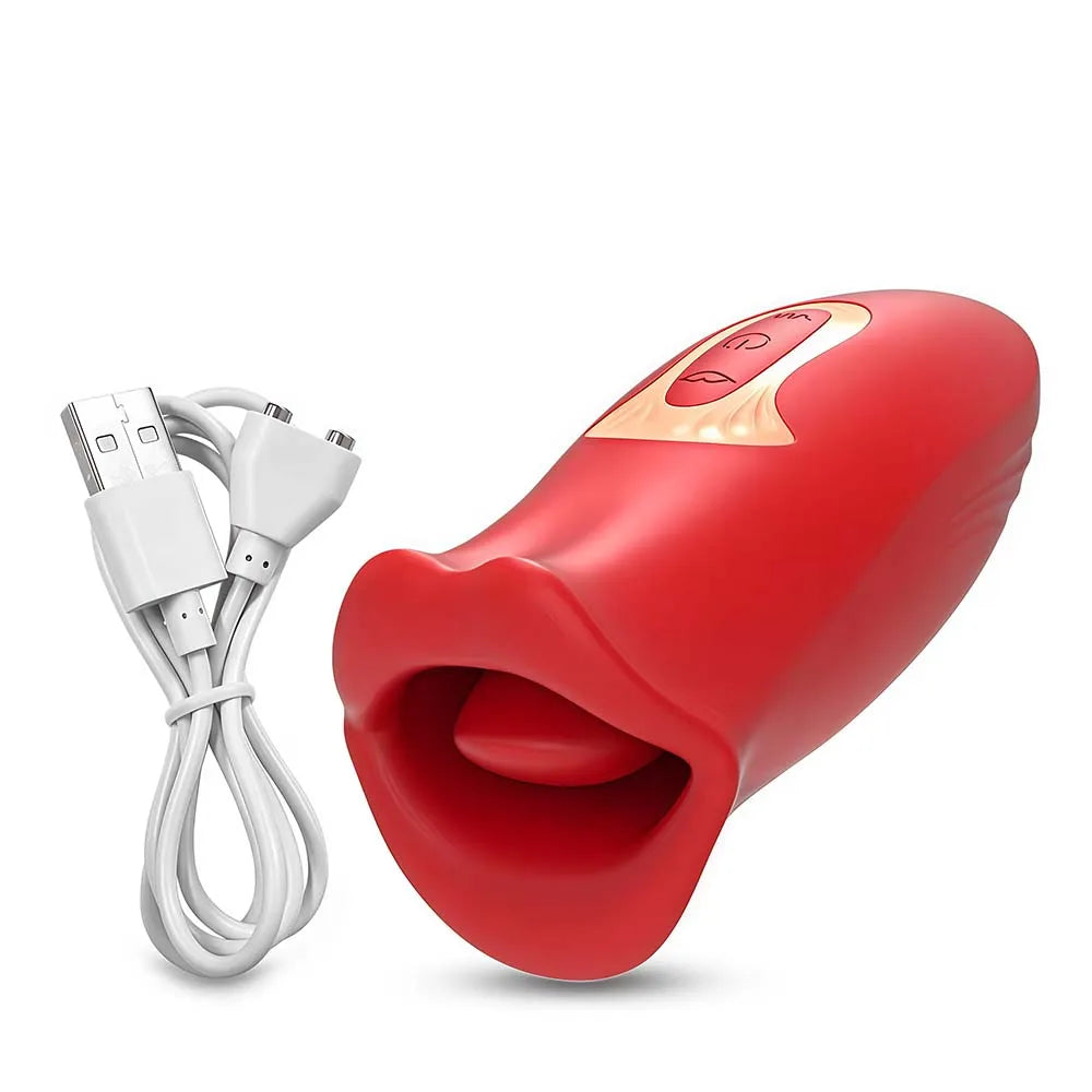Tongue Sucking Vibrator Female Licking G Spot Clitoris Stimulator Sucker Oral Nipples Massager Sex Toys for Women Adult Goods