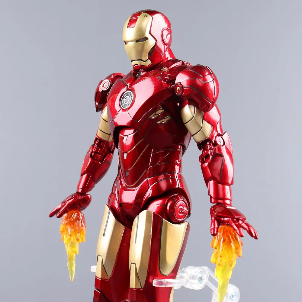 ZD Toys Iron Man Action Figure Joint Movable MK1 MK3 MK6 MK7 MK42 MK45 MK50 MK85 MK17 MK33 MK39 Adult Collection Figure Gift