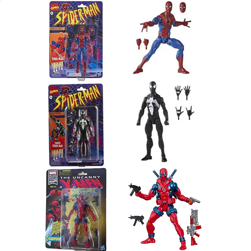 ML Legends Venom Action Figure Model Toy  Spider Man 6 Inch Sdcc Limited Edition Figures Packaging Box Collectible Gift