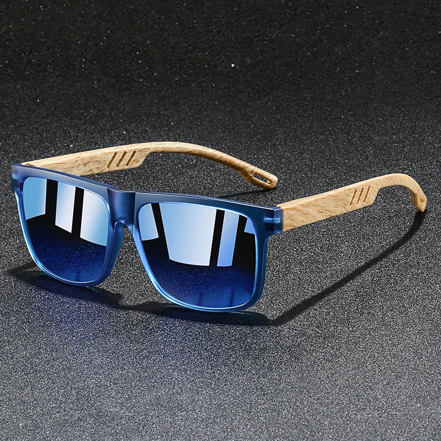 Fashion Vintage Square Colorful Square Frame Sunglasses Men Women Fishing Driving Fashion Brand Designer Lightweight Sun Glasses