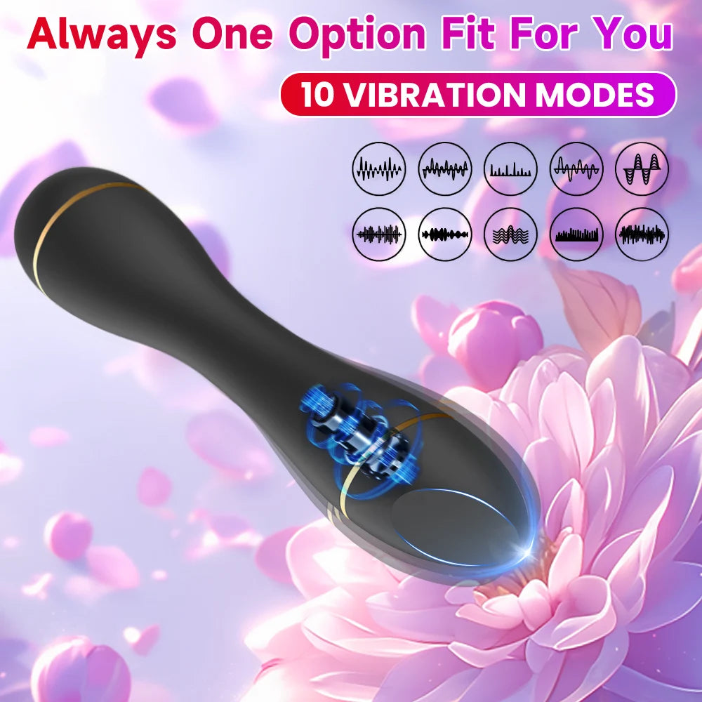 Mini Bullet Vibrator G-spot Clitoris Vaginal Stimulator 10 Speed Vibrating Fast Orgasm Dildo Butt Plug Anal  Sex Toys For Women