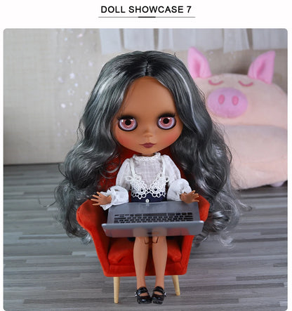ICY DBS Blyth Doll 1/6 BJD Toy  Joint Body Set for Special Sale Random Eyes 30cm Anime Girl Gift