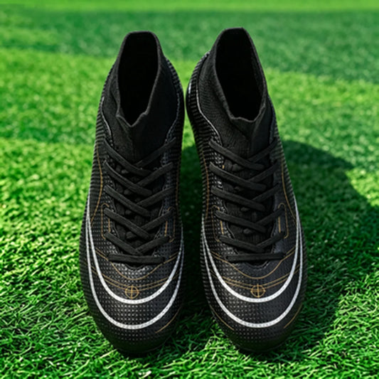 Men AG/FG Firm Ground Football Shoes Wear Resistant PU Upper Stable Studs For Adult Outdoor Lawn Competitive Football Games