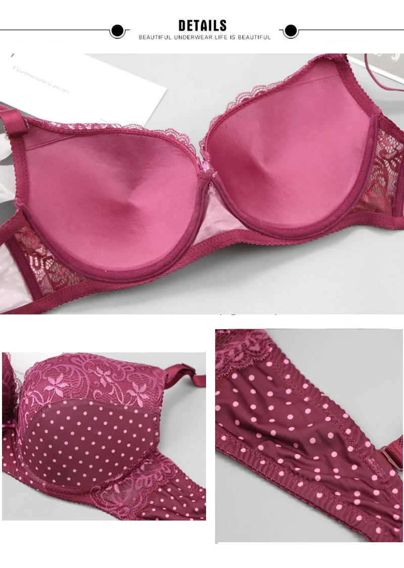Women's Lace Padded Push-Up Bra
