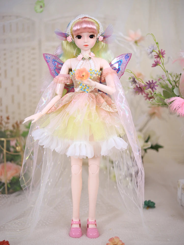 Special Price DBS 1/3 BJD Doll 62cm Height Mechanical Joint Body With Full Makeup Hair Eyes Clothes Toy Gift