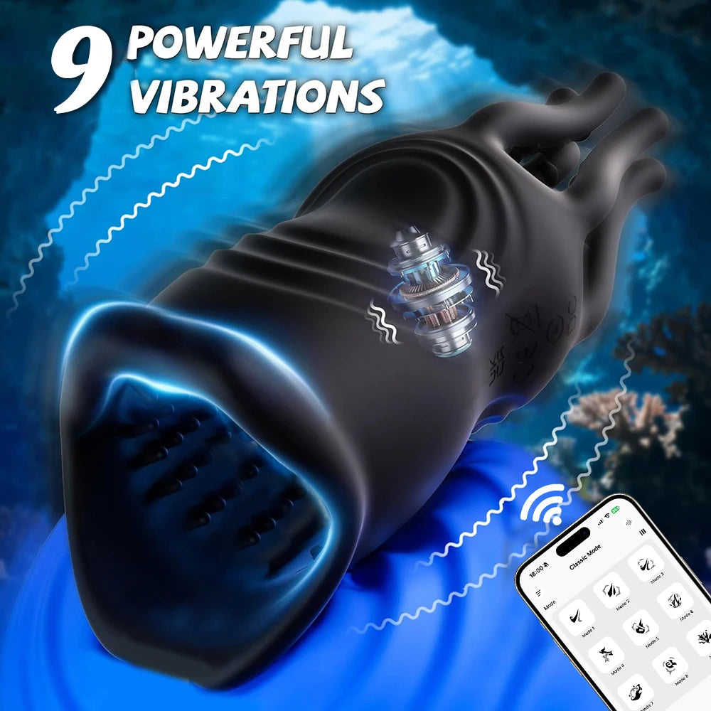 9-Mode App-Controlled Stroker for Men