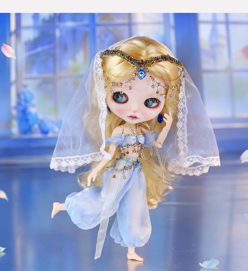 ICY DBS Blyth 1/6 Doll Hand Painted Set Forest Fairytale Frosted Face Doll SD BJD
