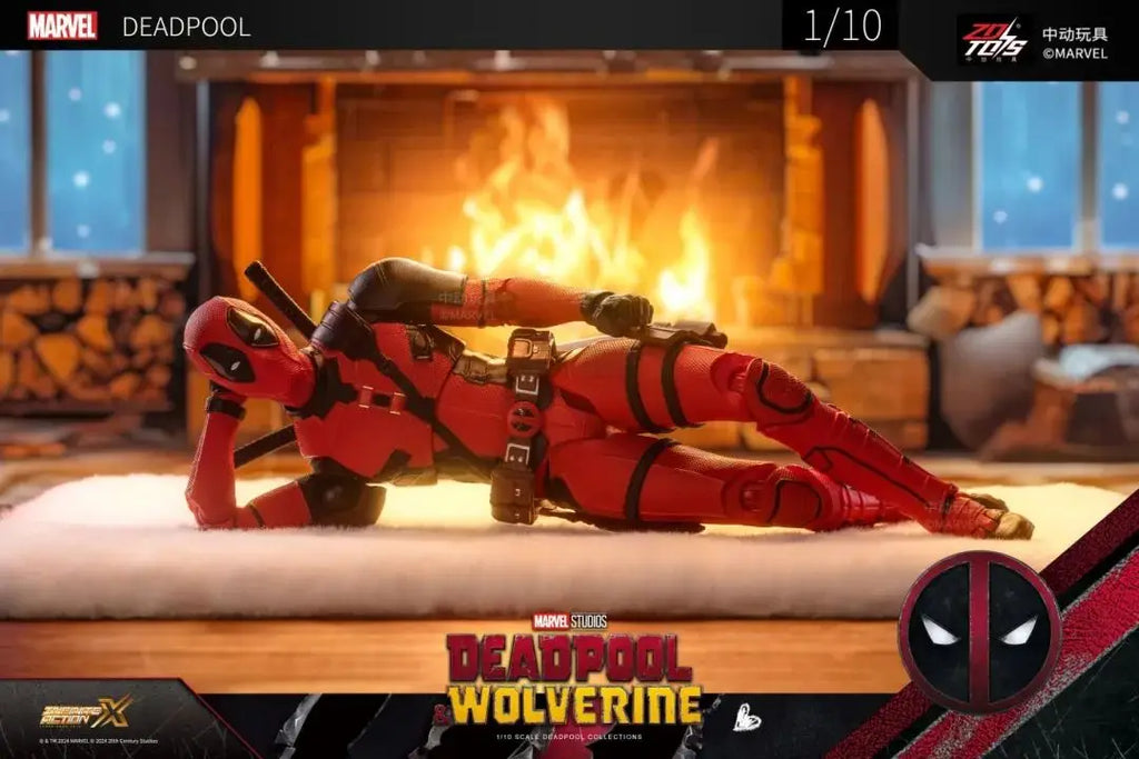 ZD Toys Deadpool & Wolverine Action Figure Deadpool 3 Movie Figure Toy Deadpool & Friend Collection Mode Statue Christmas Toys