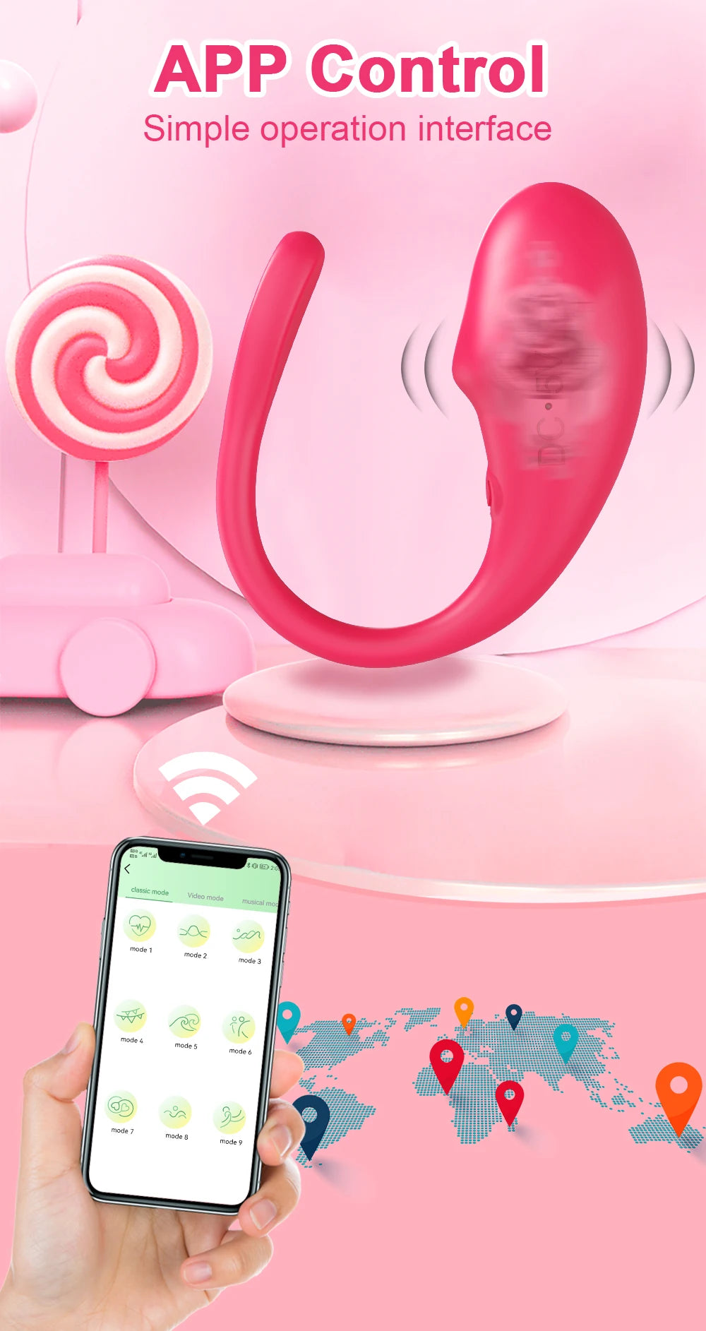Bluetooth Wearable Personal Massager