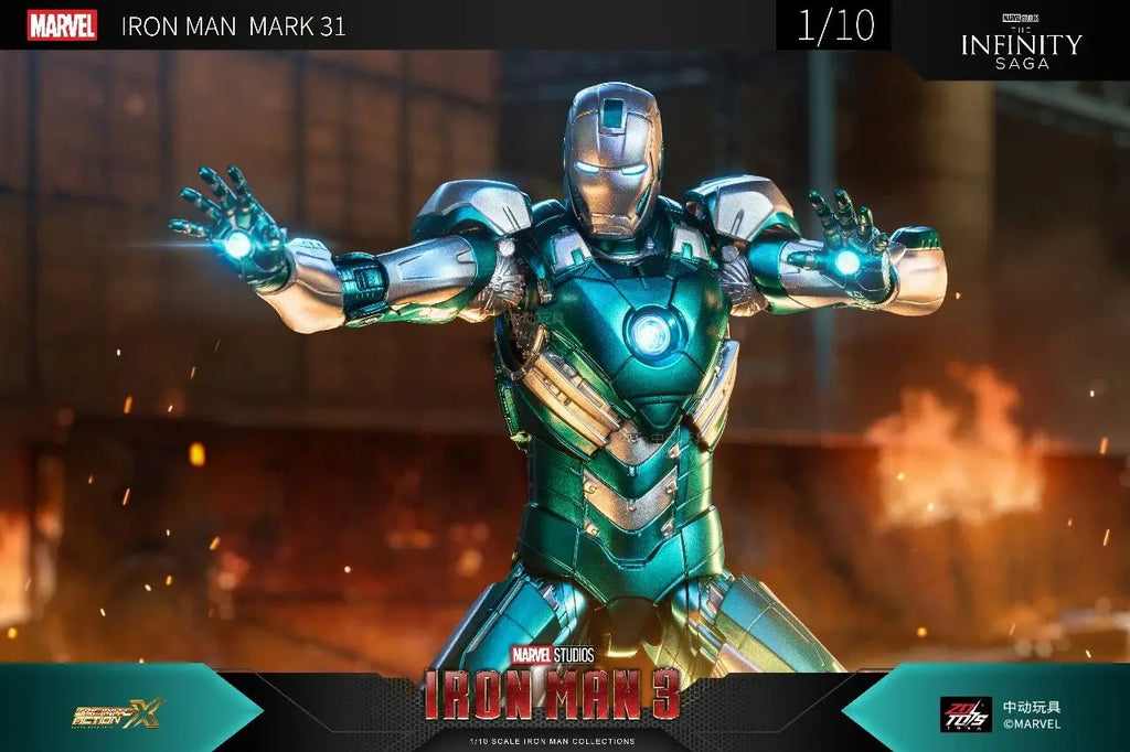 Marvel ZD Toys Iron Man Figure MK3 MK4 MK85 MK42 MK18 MK19 Spider-Man PS4 Iron Spider Action Figure Collections Gift