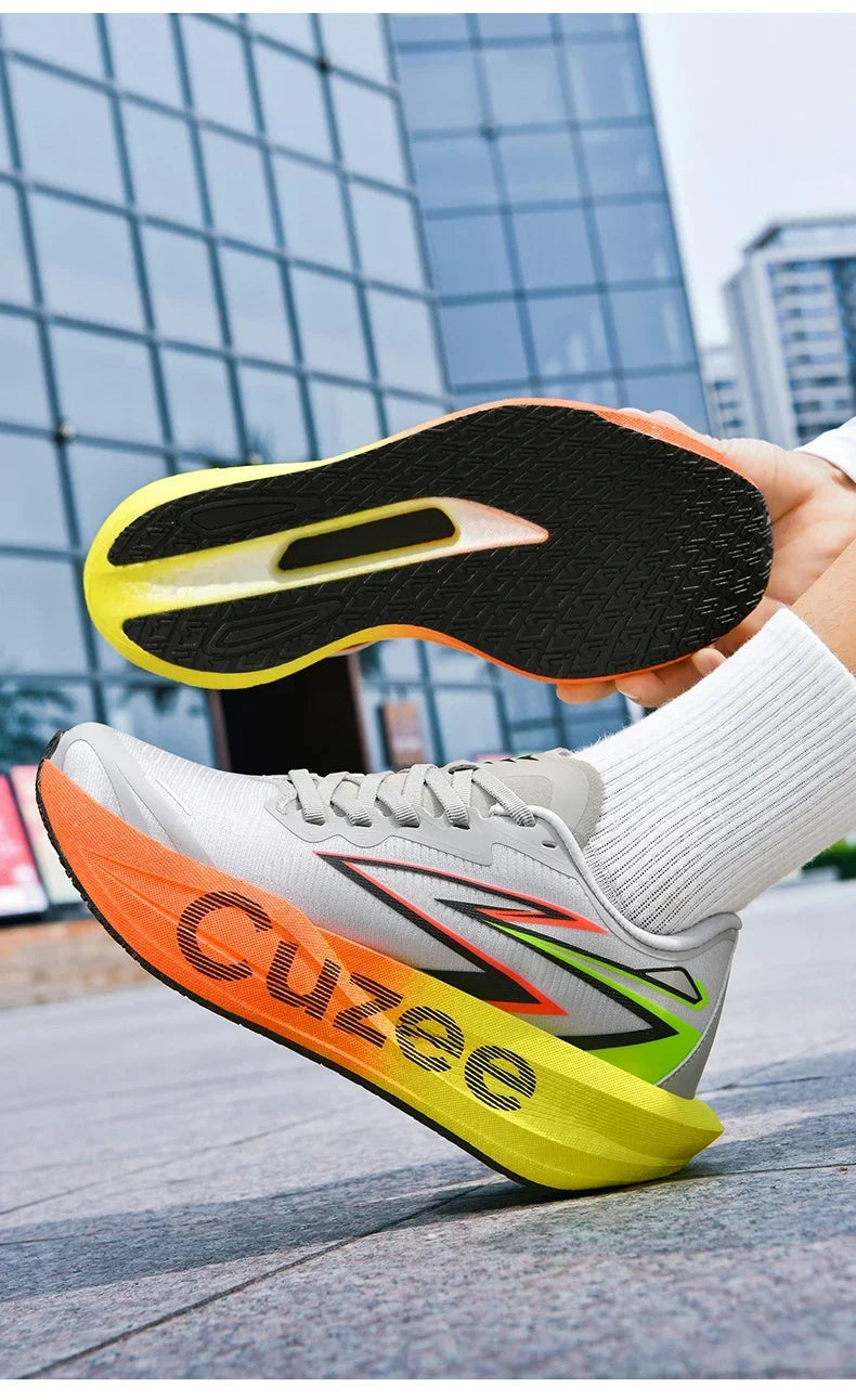 Men's Running Shoes Outdoor Sneakers Breathable Mesh Off-road Luxury shoes Trainer Shoes Couple Cushioning Race Non-Slip Fashion