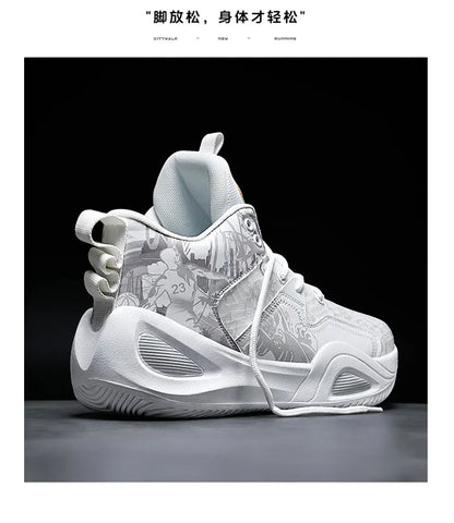 Men Basketball Shoes Trainer Unisex Breathable Athletic Sneakers Light Non-slip High Quality Unisex Outdoor Women Sports Shoes