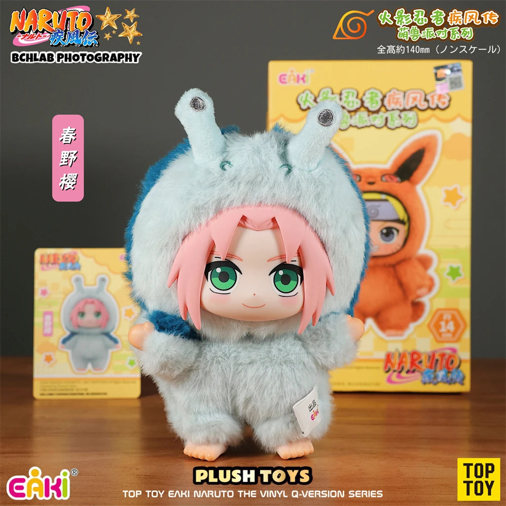 In Stock Original EAKI Naruto Blind box Naruto Shippuden Party Series Naruto KeyChain Doll  Toy Collection Gift