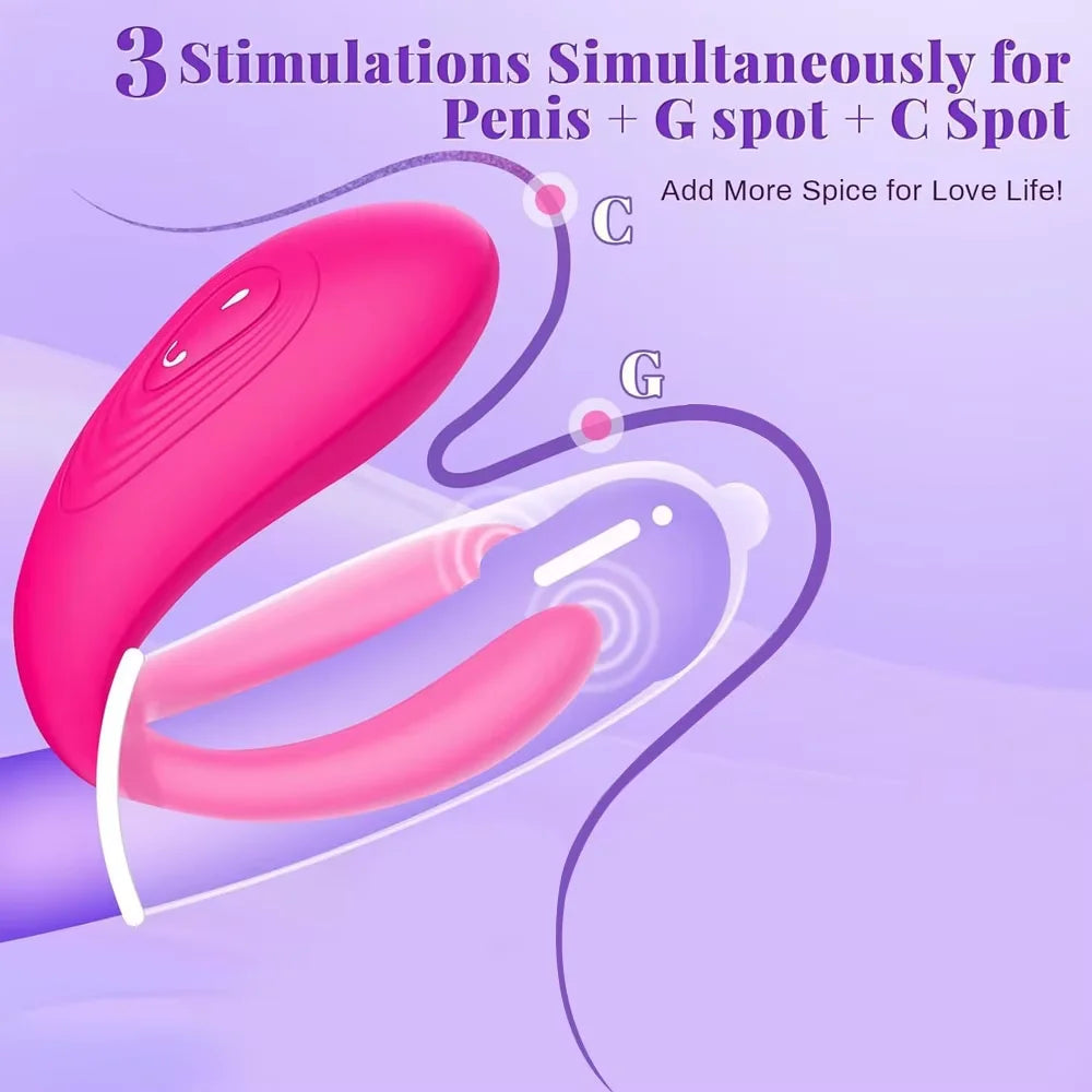 App Wireless Remote Control Wearable Vibrators G Spot Triple Vagina Clitoral Stimulator Dildo Sexual Pleasure Tools for Women