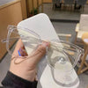 Korean Style Fashion Eyeglass Frames, Anti-Blue Light, Face Slimming Design, High-Value No-Makeup Look for Women