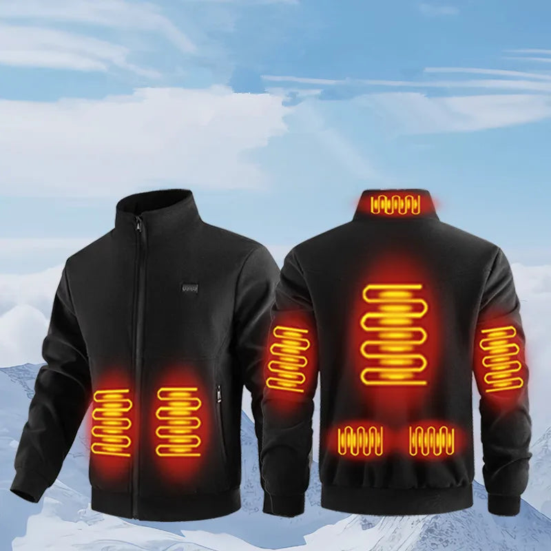 8-Zone Heated Polar Fleece Jacket