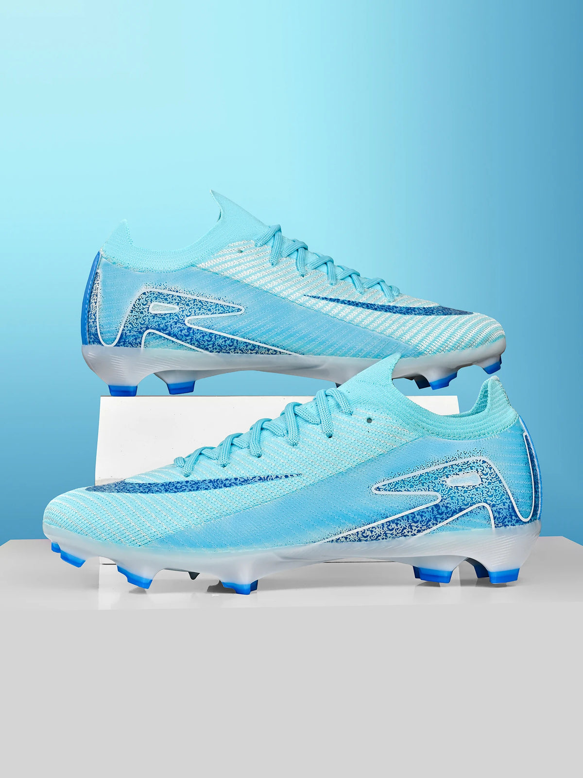 Adult AG/FG Multi‑Stud Soccer Boots Comfort Fit PU Upper Anti‑Slip Wear‑Resistant Cleats For Artificial Grass Outdoor Games