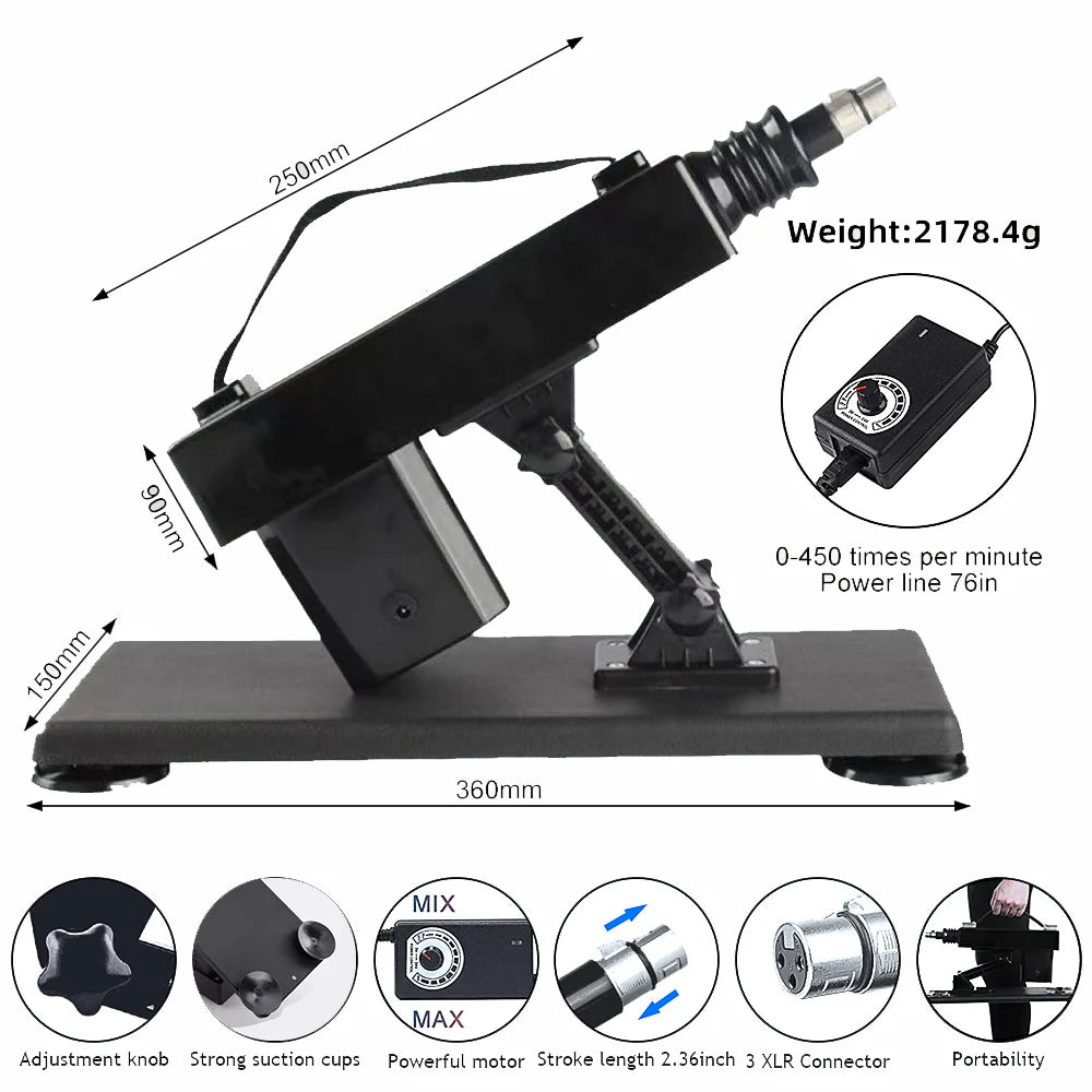 Vibrator Powerful Sex Machine For Women Automatic Female Pseudopenis Masturbation Pumping Sex Machine Gun For Adults With Dildo