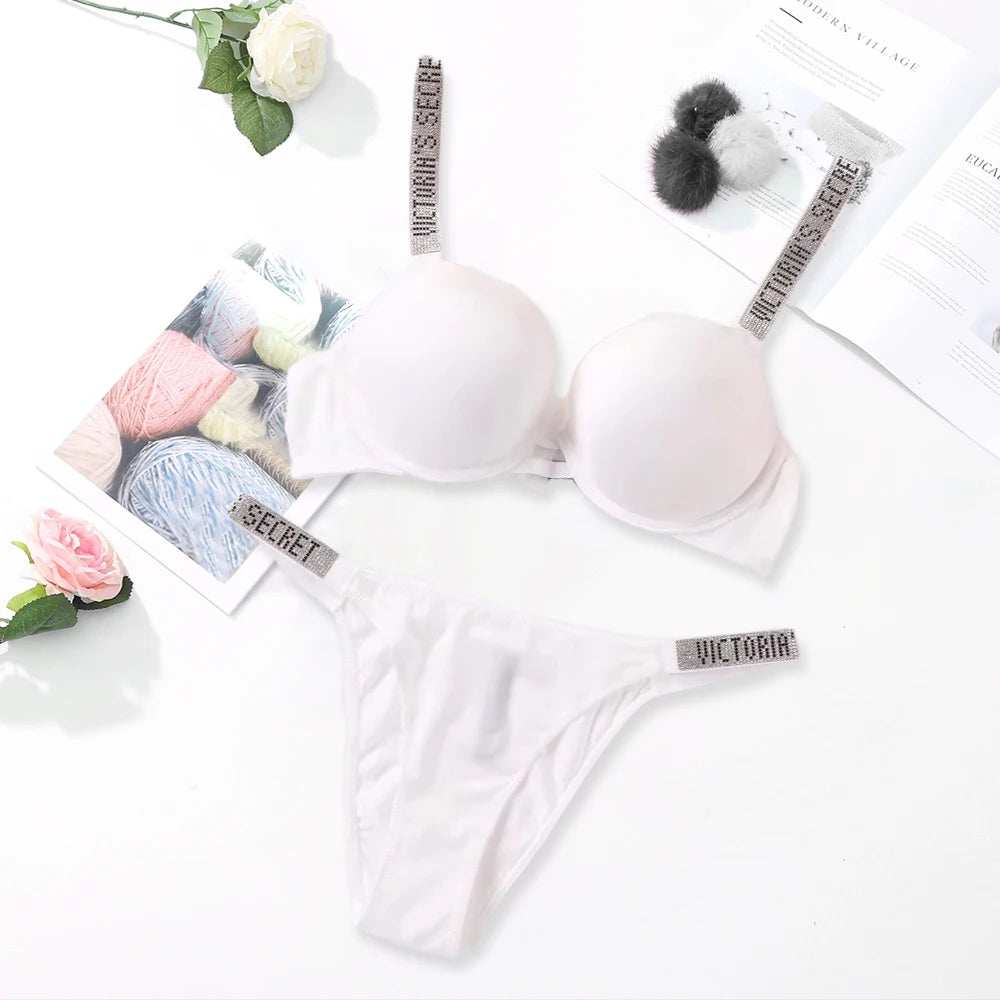 Women's Seamless Underwire Bra & Panty Set