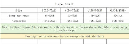 Lace Half Cup Underwear Set Summer Small Chest Gathering Soft Steel Hoop Top Support Anti Sagging Bra Underwear Two Piece Set