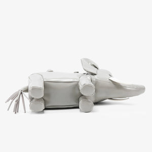 Women's Rhino-Shaped Faux Leather Shoulder Bag – Novelty Handbag, 6 Colors - TRYSHOPPY