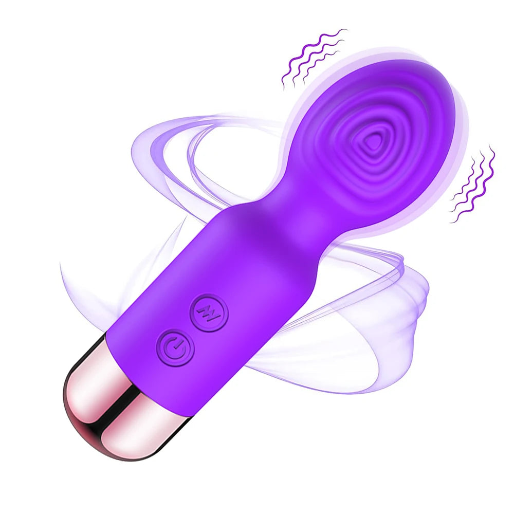 Mini AV Vibrator Female G Spot Vibration Vagina Anal Clitoris Stimulator Dildo Vibrator Adult Sex Toys for Women Masturbation
