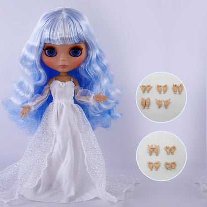ICY DBS Blyth Doll Tan Skin Matte Face With Eyebrows Special Price 1/6 BJD JOINT body Neo Anime