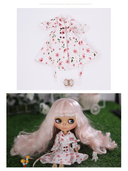 ICY DBS Blyth doll bjd joint body white black skin temperament skirt casual sports skirt 1/6 toy 30 cm girl gift anime SD