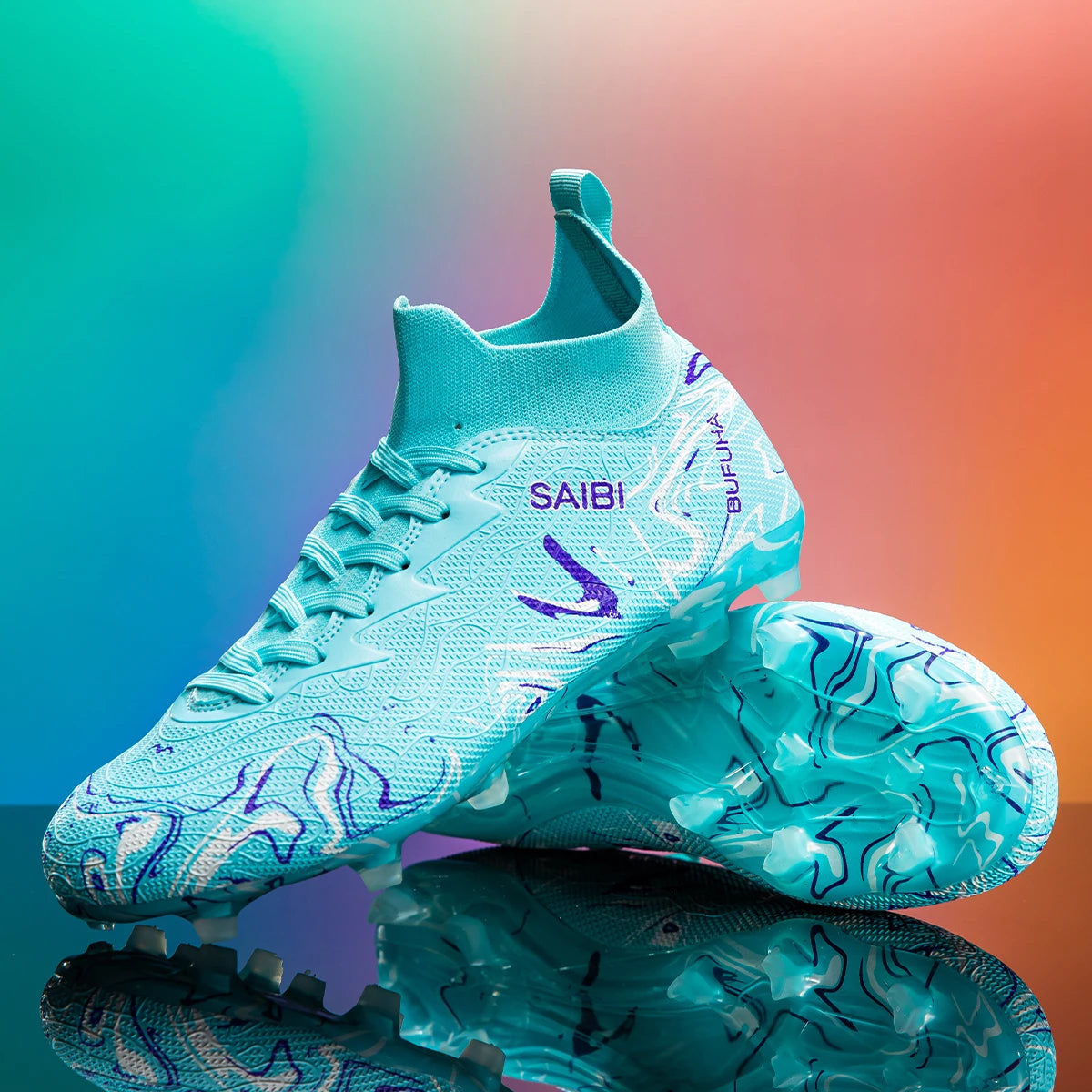 Professional Breathable Football Shoes FG Long Nail Sports Shoes, Wear-Resistant and Anti Slip, Are Essential for Fans