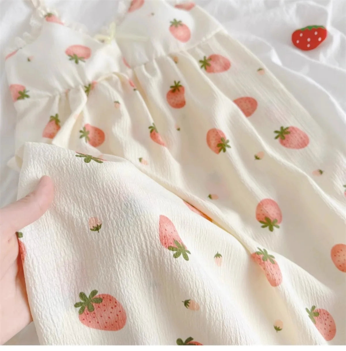 Women's Floral V-Neck Halter Nightgown
