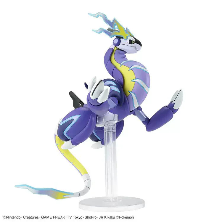 Bandai Original In Stock POKEMON Miraidon Mega Rayquaza Dragonite Charizard Anime Action Figures Assembly Model Ornaments