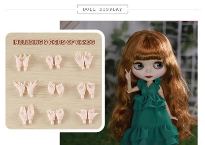 ICY DBS Blyth doll bjd joint body white black skin temperament skirt casual sports skirt 1/6 toy 30 cm girl gift anime SD
