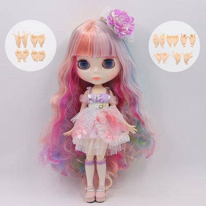 ICY DBS Blyth doll 1/6 Anime Doll joint body white Skin glossy face Special Combo with clothes, shoes and hands 30cm BJD TOY