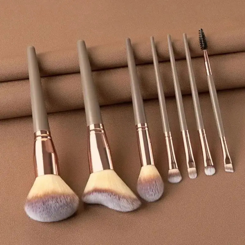 Professional Makeup Brush Set with Sponge & Storage Options