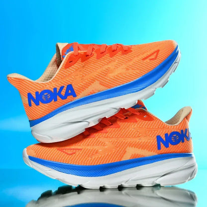 Men's Running Shoes Luxury Shoes Trainer Race Jogging Cushioning Outdoor Breathable Couple Non-Slip Sneakers Mesh Off-road Shoes