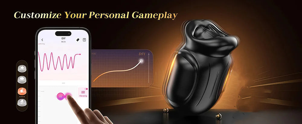 APP Control Male Masturbator Cup Sucking Vibrating Mouth Blowjob Glans Penis Trainer Pocket Pussy Sex Machine Sex Toy for Man
