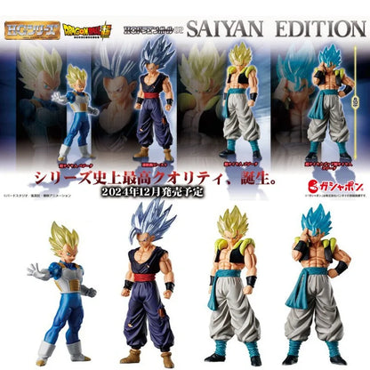 Bandai Gashapon Capsule Toys Dragon Ball Super Vegeta Gohan Gogeta Saiyan Series Anime Figure Doll Model Gifts Toys
