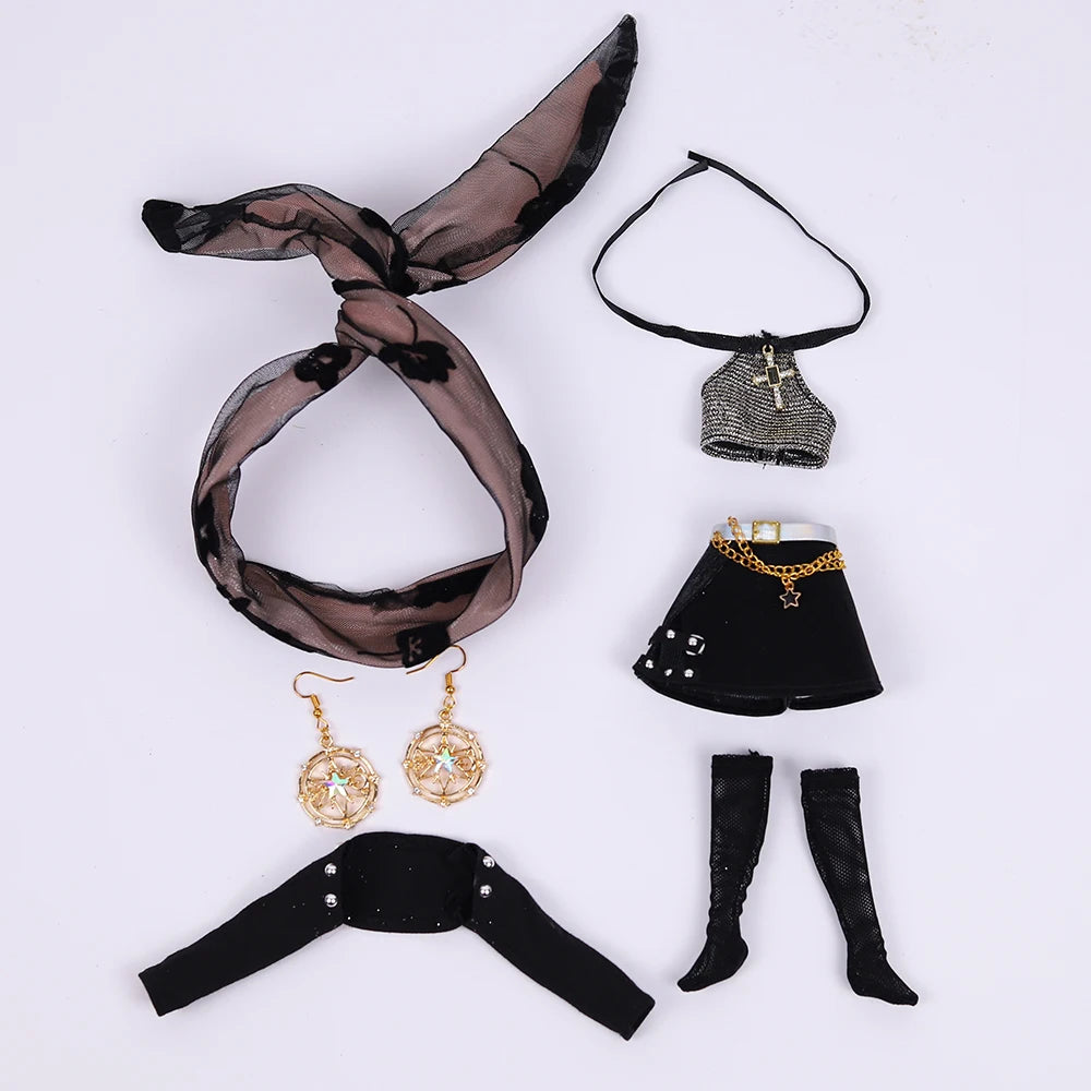 DBS Dress for Blyth Doll ICY Licca Set Casual Clothing Anime Doll Clothes