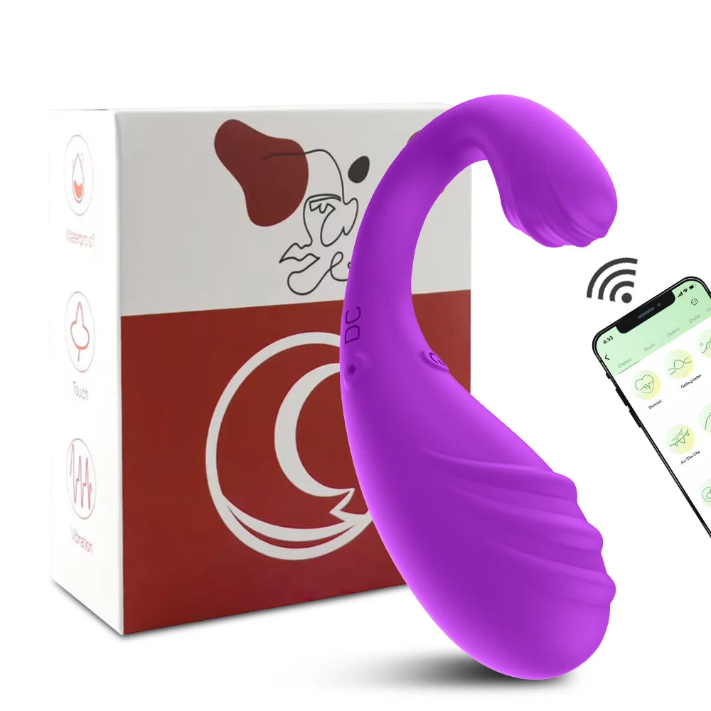 Dual Motors APP Remote Control Vibrator Dildo For Women Wireless Bluetooth G Spot Anal Vibratoring Female Clit Vibrating Panties
