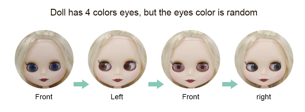 ICY DBS Blyth doll bjd joint body white black skin temperament skirt casual sports skirt 1/6 toy 30 cm girl gift anime SD