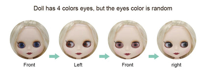 ICY DBS Blyth doll bjd joint body white black skin temperament skirt casual sports skirt 1/6 toy 30 cm girl gift anime SD