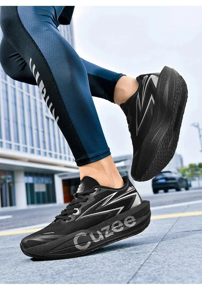 Men's Running Shoes Outdoor Sneakers Breathable Mesh Off-road Luxury shoes Trainer Shoes Couple Cushioning Race Non-Slip Fashion