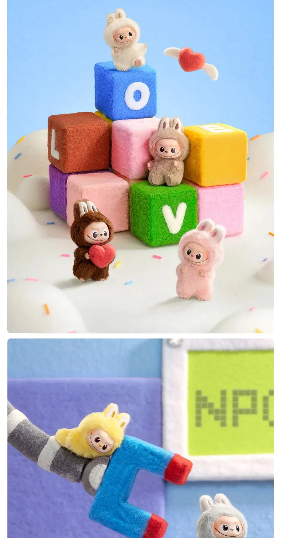 POP MART LABUBU 4.0 Heart Code Series Vinyl Blind Box|Generation High-Quality Collectible Figurine Toy as Ideal Gift&Collection