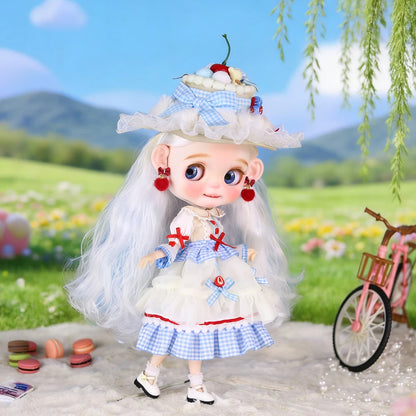 ICY DBS Blyth Doll 1/6  joint Body Elf Set Includes Hat Toy  and Gift
