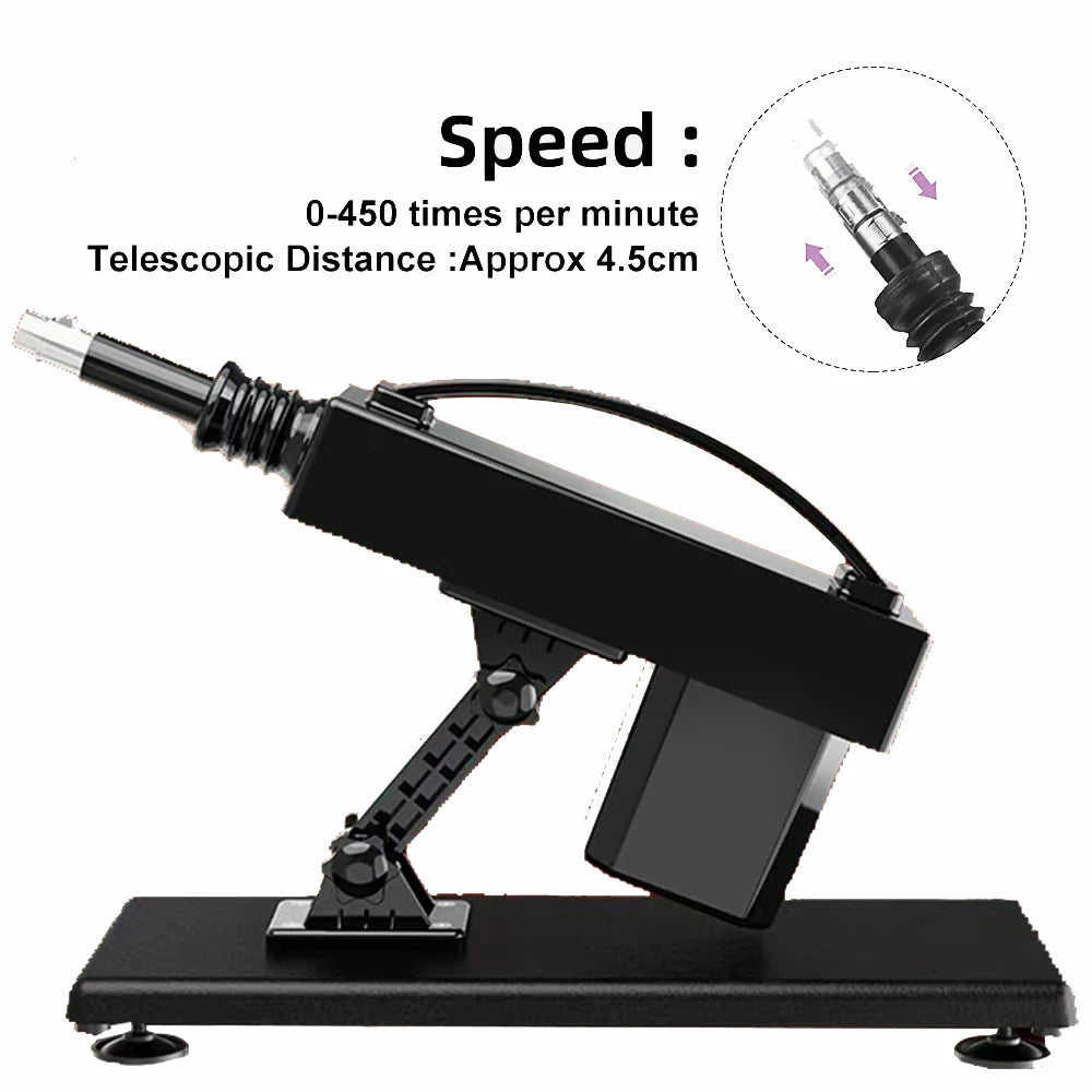 Vibrator Powerful Sex Machine For Women Automatic Female Pseudopenis Masturbation Pumping Sex Machine Gun For Adults With Dildo