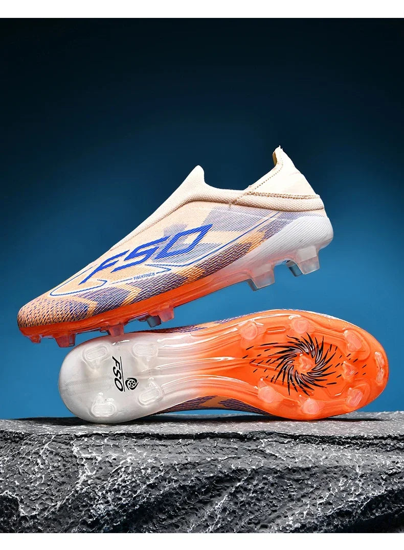 New Men Football Boots High-quality Sneakers Match Indoor Grass Cleats Mid-top Light Hot-selling Soccer Shoes Non-Slip Outdoor