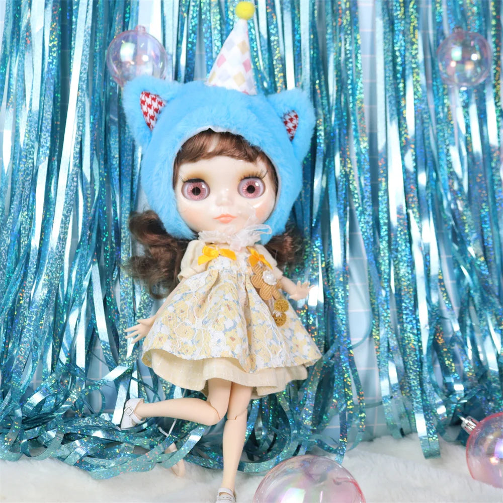 ICY DBS Blyth doll White Skin Glossy face Matte face Joint body with hand set A&B 1/6 bjd suitable diy makeup Special price